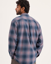Back view of model wearing Anacortes Toadstool Eighty-Six 1-Pocket Shirt, Relaxed Fit.