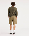 Back view of model wearing Harvest Gold Alpha 8