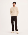 Front view of model wearing Mole Ultimate Chinos, Slim Fit.