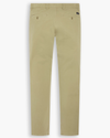 View of model wearing New British Khaki Essential Chino Pants, Slim Fit.