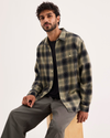 Front view of model wearing Anacortes Camo Eighty-Six 1-Pocket Shirt, Relaxed Fit.