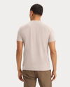 Back view of model wearing Ashes Of Roses Go Tee, Slim Fit.