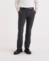 Front view of model wearing Asphalt Men's Slim Fit Original Chino Pants.