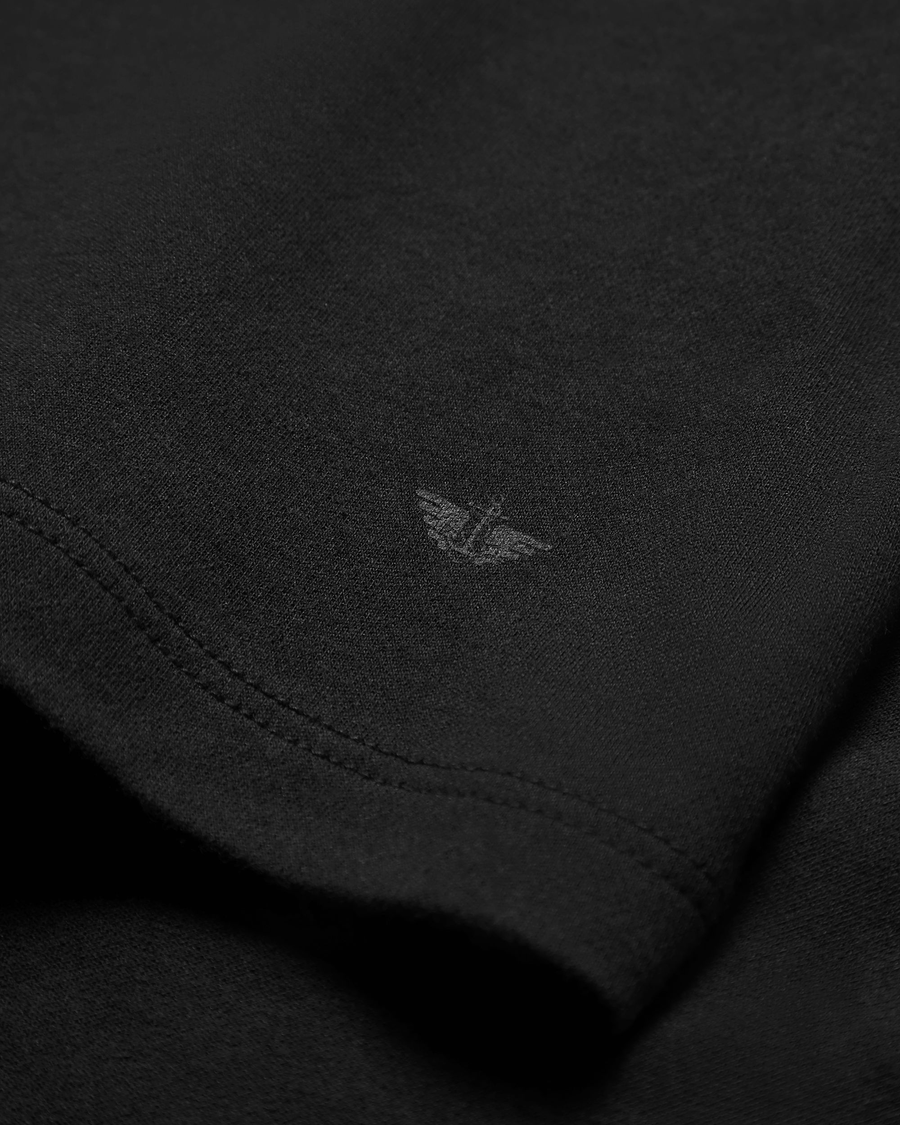 View of model wearing Beautiful Black Go Tee, Slim Fit.