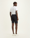 Back view of model wearing Beautiful Black Men's Supreme Flex Modern Chino Short.