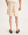 Back view of model wearing Bounty Summer Earth Men's Straight Fit Ultimate Pull-On Short 8.5".