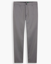 View of model wearing Burma Grey Signature Iron Free Khakis, Skinny Fit with Stain Defender®.