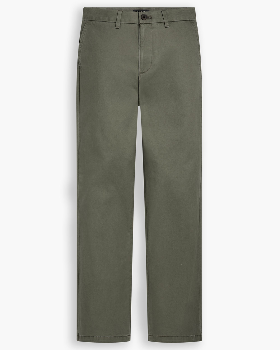 View of model wearing Camo Blake Chino Pants, High Straight.