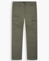 View of model wearing Camo Cargo Pants, Straight Fit.