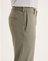 Side view of model wearing Camo Go Activeflex Chino, Slim Fit.