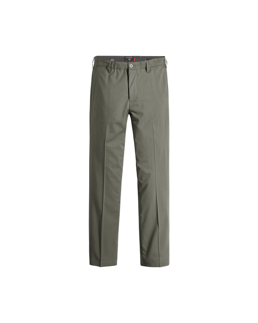 Front view of model wearing Camo Signature Go Khaki Pants, Slim Fit.