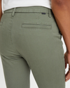 View of model wearing Camo Women's Skinny Fit Chino Pants.