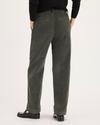 Back view of model wearing Chimera Blake Chino, High Straight Fit.