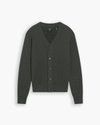 View of model wearing Chimera Cardigan, Regular Fit.