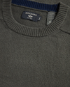 View of model wearing Chimera Crafted Cashmere Sweater, Regular Fit.