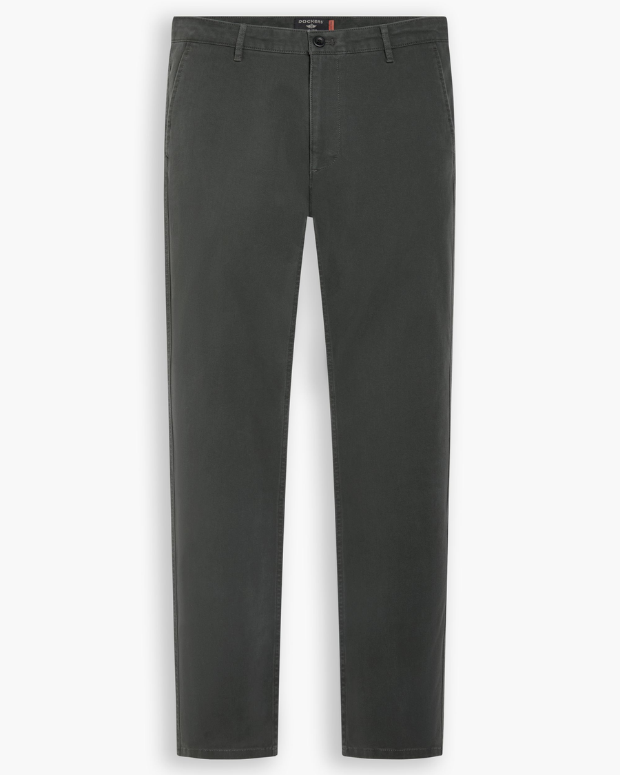 View of model wearing Chimera Essential Chino Pants, Slim Fit.