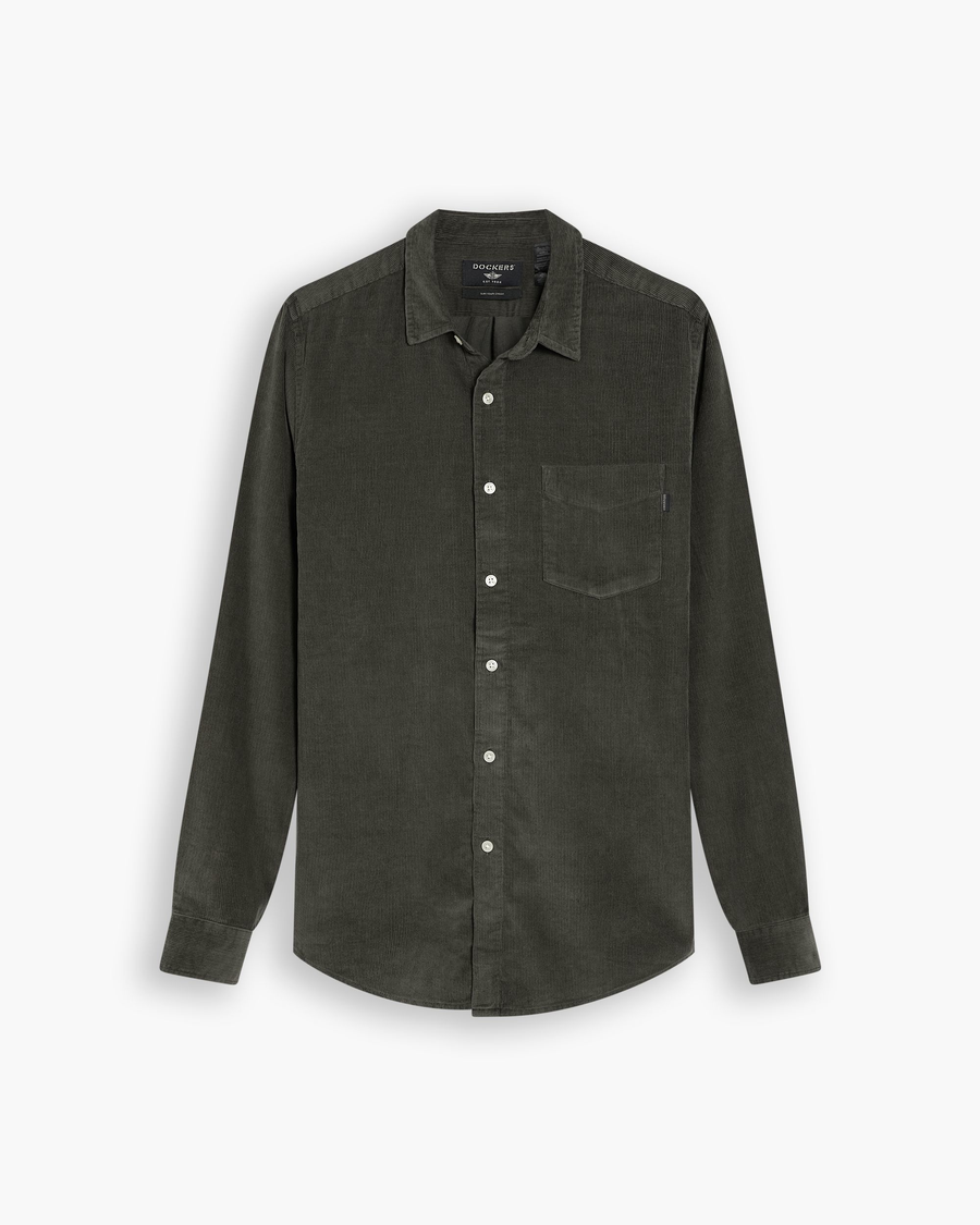 View of model wearing Chimera Essential Shirt, Slim Fit.