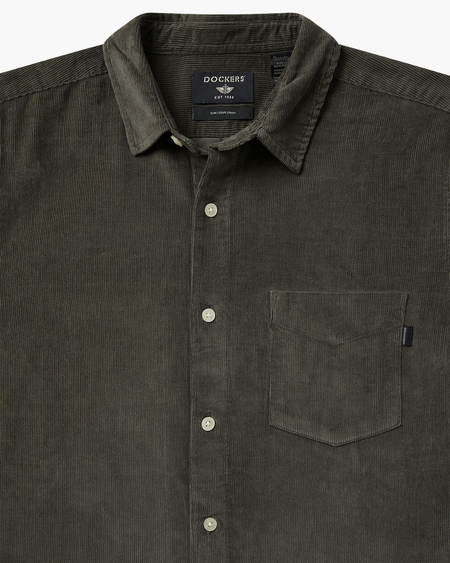View of model wearing Chimera Essential Shirt, Slim Fit.