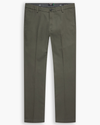View of model wearing Chimera Signature Iron Free Khakis, Slim Fit with Stain Defender®.