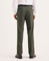Back view of model wearing Chimera Signature Iron Free Khakis, Slim Fit with Stain Defender®.