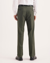 Back view of model wearing Chimera Signature Iron Free Khakis, Slim Fit with Stain Defender®.