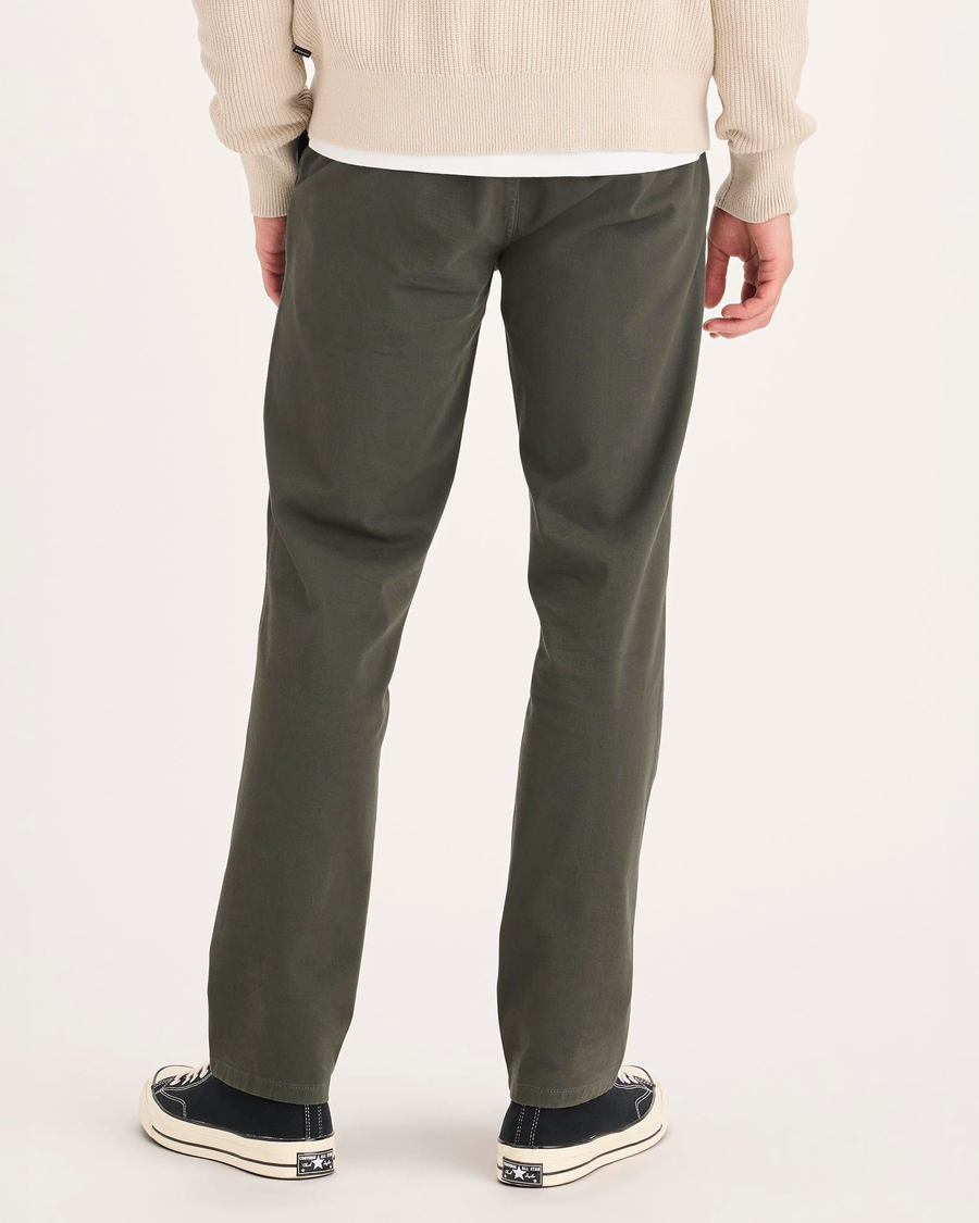 Back view of model wearing Chimera Ultimate Chinos, Slim Fit.