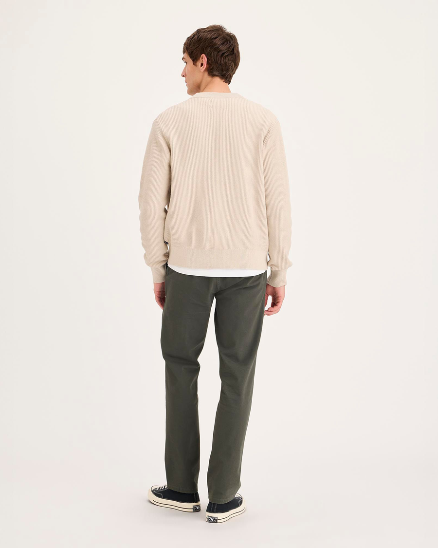 Back view of model wearing Chimera Ultimate Chinos, Slim Fit.