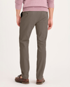 Back view of model wearing Chocolate Chip Essential Chino Pants, Skinny Fit.