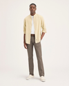 Front view of model wearing Chocolate Chip Original Chino Pants, Slim Fit.
