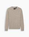 View of model wearing Cotswold Stone Premium Crewneck Sweater, Regular Fit.
