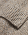 View of model wearing Cotswold Stone Premium Crewneck Sweater, Regular Fit.