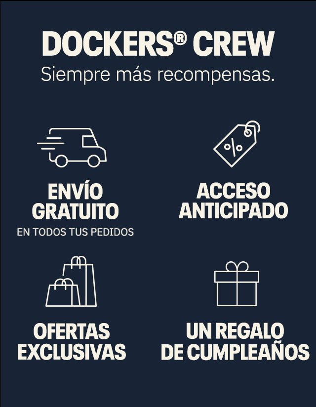 Dockers® Crew loyalty program: Join to shop, save, and enjoy exclusive perks.