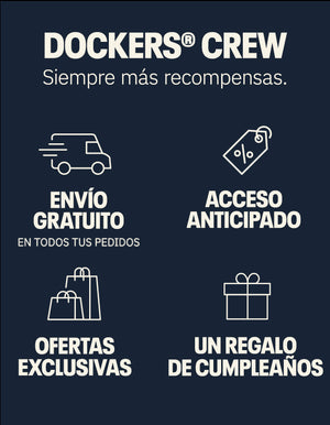 Dockers® Crew loyalty program: Join to shop, save, and enjoy exclusive perks.