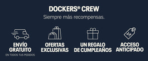 Dockers® Crew loyalty program: Join to shop, save, and enjoy exclusive perks.