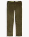 View of model wearing Dark Moss Ultimate Chino Pants with Smart 360 Flex™, Slim Fit.