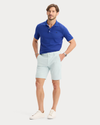 View of model wearing Deep Ultramarine Original Polo, Slim Fit.