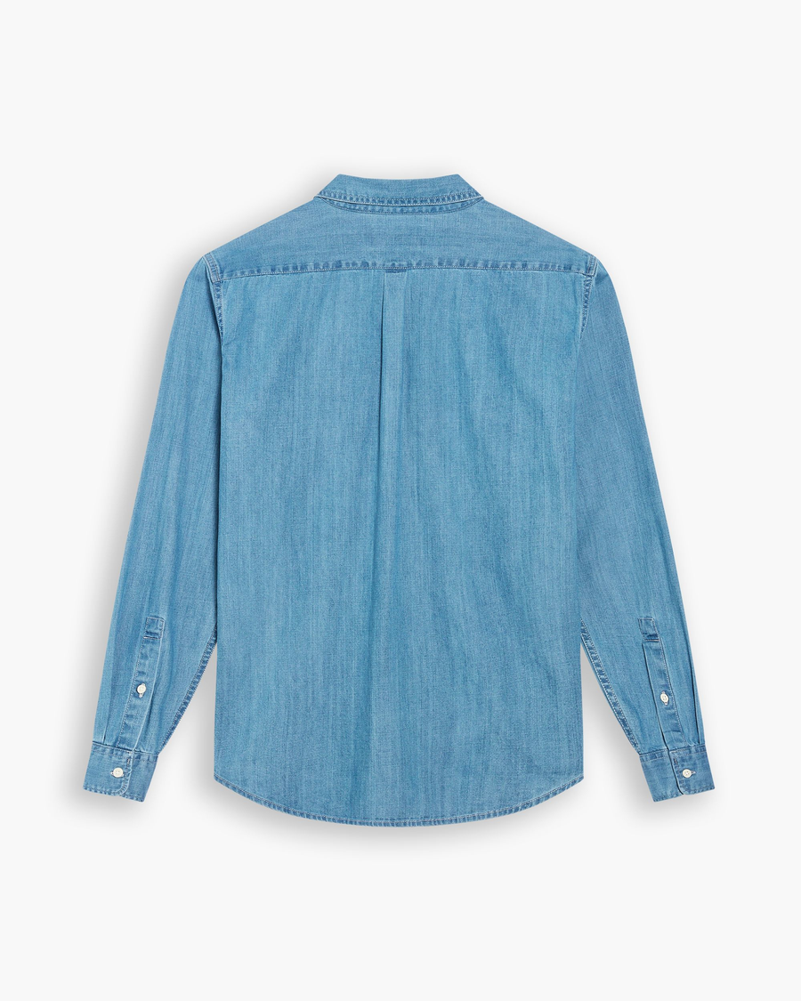 View of model wearing Draft Breeze Original Shirt, Slim Fit.