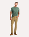 View of model wearing Duck Green Original Tee, Slim Fit.