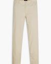 View of model wearing Dusty Yellow Men's Slim Fit Smart 360 Flex Ultimate Chino Pants.