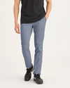 Front view of model wearing Folkstone Gray Original Chino Pants, Skinny Fit.