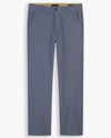 View of model wearing Folkstone Gray Smart 360 Knit Chino Pants, Skinny Fit.