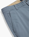 View of model wearing Folkstone Gray Ultimate Chino Pants with Smart 360 Flex™, Skinny Fit.