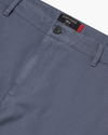 View of model wearing Folkstone Grey Essential Chino Pants, Slim Fit.
