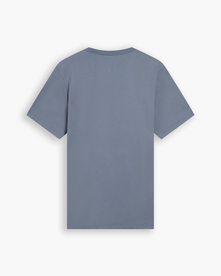 View of model wearing Folkstone Grey Original Tee.