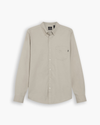 View of model wearing Grit Oxford Shirt, Slim Fit.