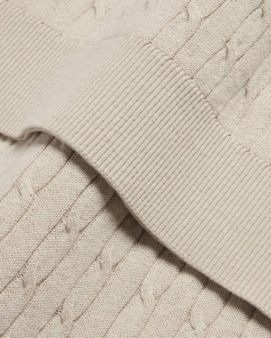 View of model wearing Grit Sweater Polo, Regular Fit.