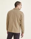 Back view of model wearing Harvest Gold Men's Regular Fit Chore Coat.