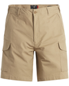 View of model wearing Harvest Gold Men's Straight Fit Supreme Flex Cargo Shorts.