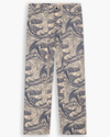View of model wearing Ichabod Buttercream Eighty-Six Utility Pants, Loose Fit.