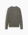 View of model wearing Jodhpurs Crewneck Sweater, Regular Fit.